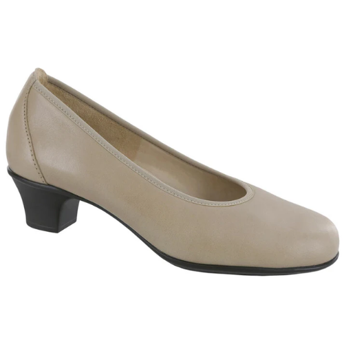 Milano Crema Heeled Pumps