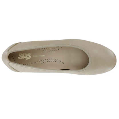 Milano Crema Heeled Pumps