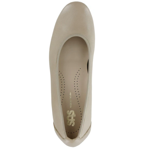 Milano Crema Heeled Pumps