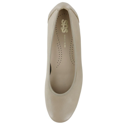 Milano Crema Heeled Pumps