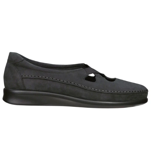 Crissy  Nero Black Slip-On Loafers