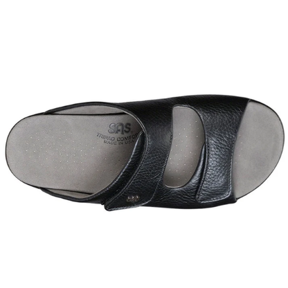 Cozy Black Slide Sandals