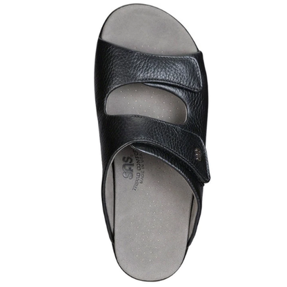 Cozy Black Slide Sandals