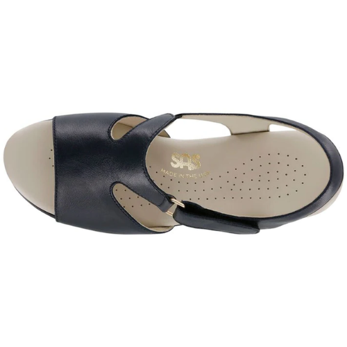 Suntimer Navy Heeled Sandals