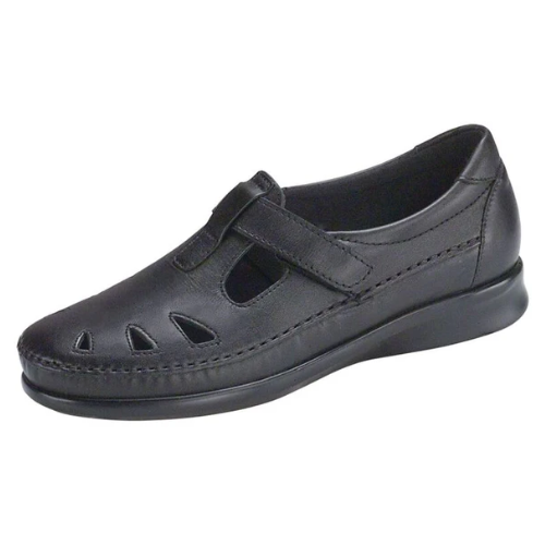 Roamer Black Walking Shoes