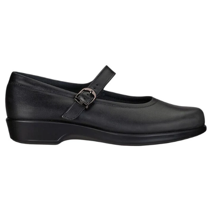 SAS Women's Maria Leather Mary Jane Shoes - Black