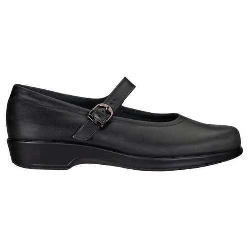 SAS Women's Maria Leather Mary Jane Shoes - Black