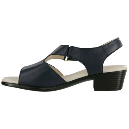 Suntimer Navy Heeled Sandals