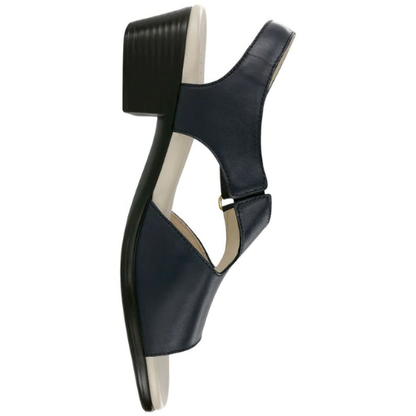 Suntimer Navy Heeled Sandals