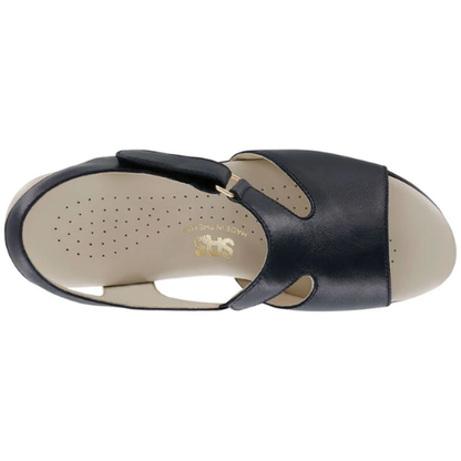 Suntimer Navy Heeled Sandals