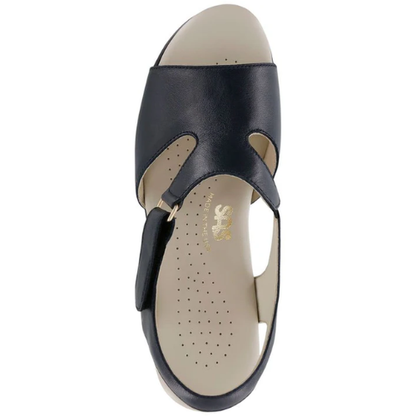 Suntimer Navy Heeled Sandals