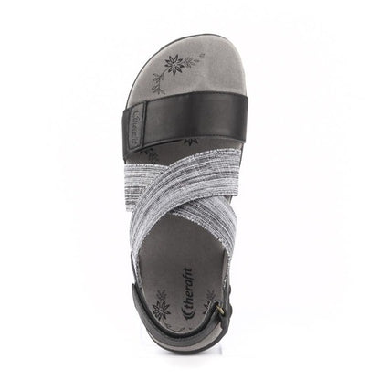 Jessica Leather Cross Strap Therafit