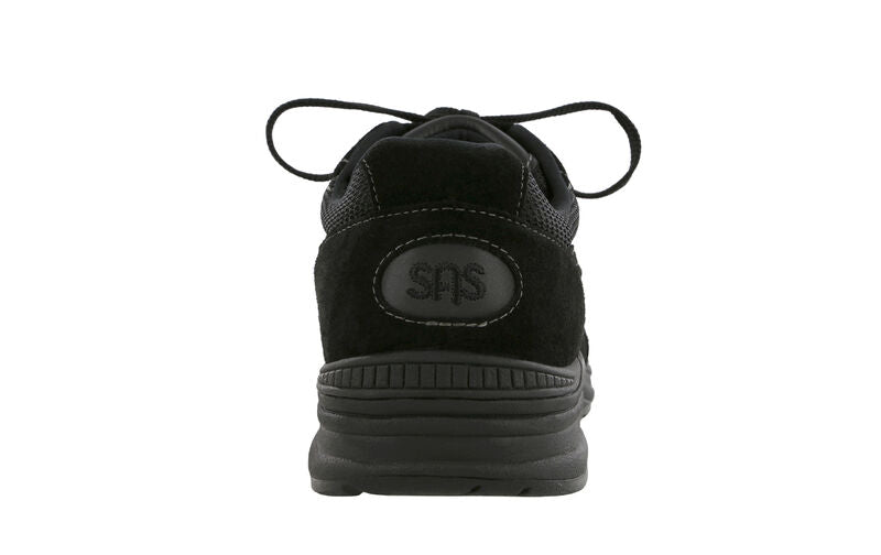 BLACK MESH | SAS MENS Journey Mesh BLACK Lace Up Sneaker JOURNEY MESH013 Brandy's Shoes Made in USA