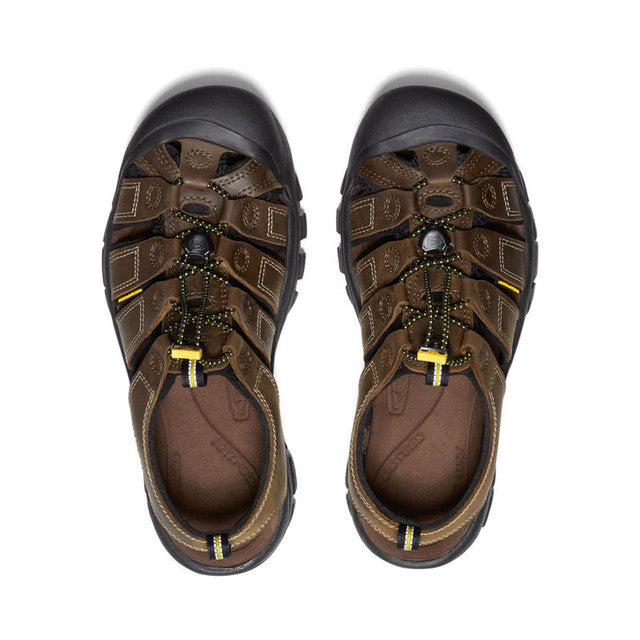NEWPORT BISON | Keen 1001870 Men's NEWPORT LEATHER Sandals at Brandy's Shoes Made in USA