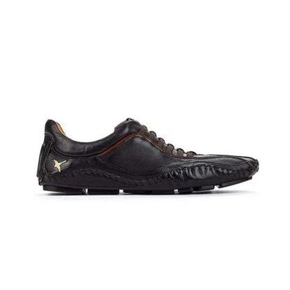 FUENCARRAL BLACK LEATHER SNEAKERS