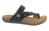 LEXI BLACK | Biza LEXI Women's Black Sandal-Made in USA-Brandy's Shoes