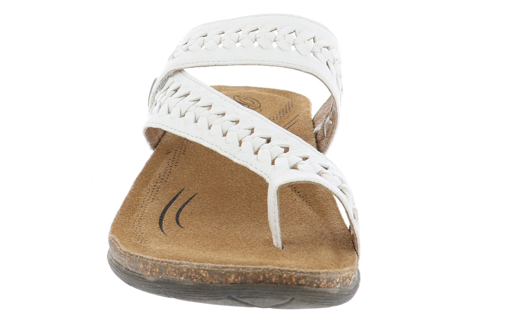 LEXI WHITE | Biza LEXI Women's White Sandal-Made in USA-Brandy's Shoes