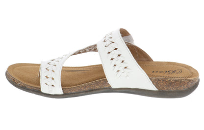 LEXI WHITE | Biza LEXI Women's White Sandal-Made in USA-Brandy's Shoes