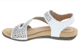 LUCY WHITE | Biza LUCY Women's White Sandal-Made in USA-Brandy's Shoes