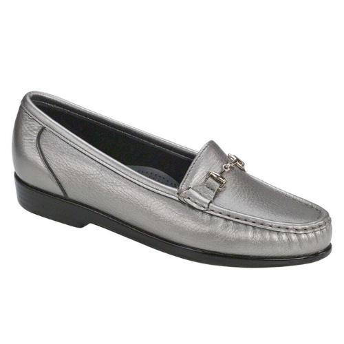 Metro Pewter Slip-On Loafers