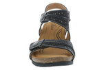 MIA BLACK | Biza MIA Black Women’s Wedge Sandal-Made in USA-Brandy's Shoes