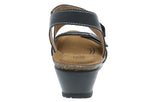 MIA BLACK | Biza MIA Black Women’s Wedge Sandal-Made in USA-Brandy's Shoes