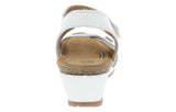 MIA WHITE | Biza MIA White Women’s Wedge Sandal-Made in USA-Brandy's Shoes