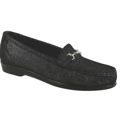 Bliss Slip-On Black Wedges