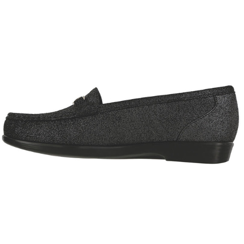 Bliss Slip-On Black Wedges