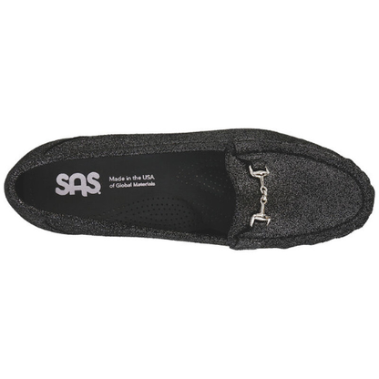 Bliss Slip-On Black Wedges