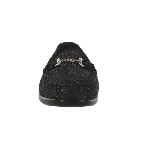 Bliss Slip-On Black Wedges