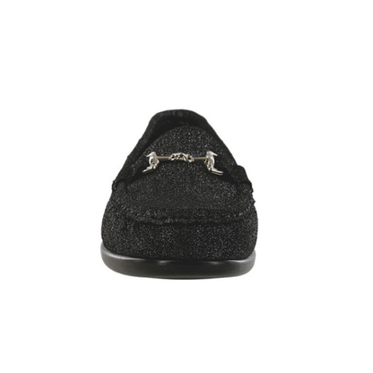 Bliss Slip-On Black Wedges