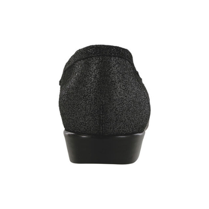 Bliss Slip-On Black Wedges