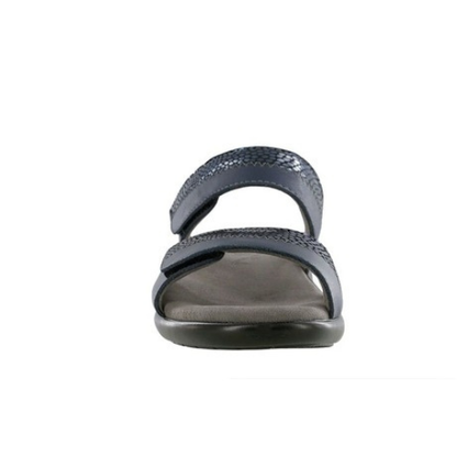Nudu Slide Navy Leather Sandal