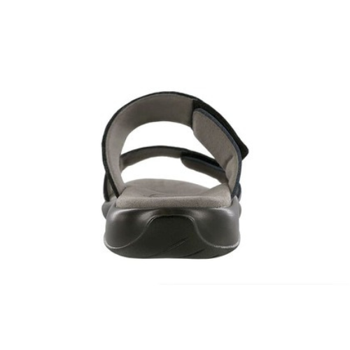 Nudu Slide Navy Leather Sandal