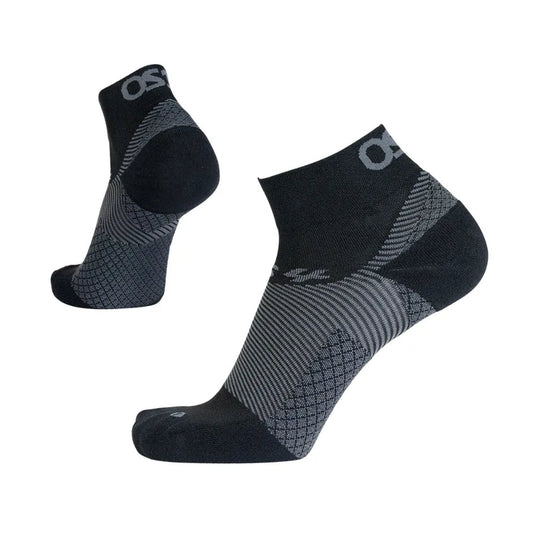 Os1st hosiery planter fasciitis 1/4 crew black