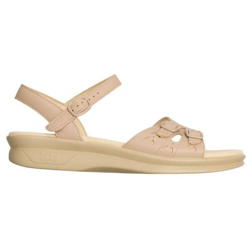 Duo Quarter Beige Natural Strap Sandals