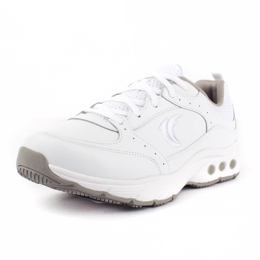 NON SLIP RENEE WHITE | Renee Women's Slip-Resistant Walking Shoe -Brandy