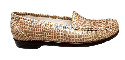 SAS Women's |Tripad |Simplify-200 Beige Croc |Loafer Shoes| WOMEN'S FOOT WEAR@BRANDYS SHOES