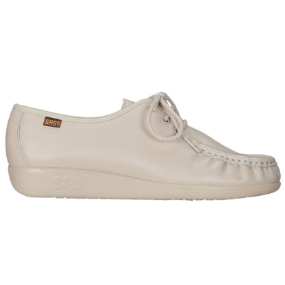 Siesta Lace Up Bone Loafer