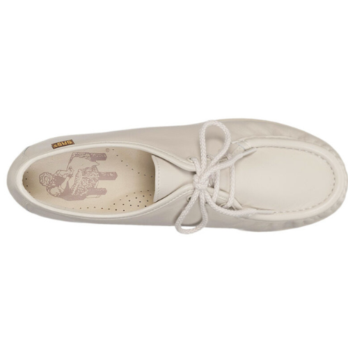 Siesta Lace Up Bone Loafer
