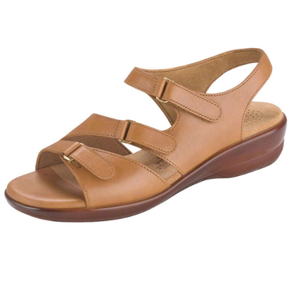 Simone  Caramel Wedge Sandal