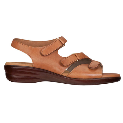 Simone  Caramel Wedge Sandal