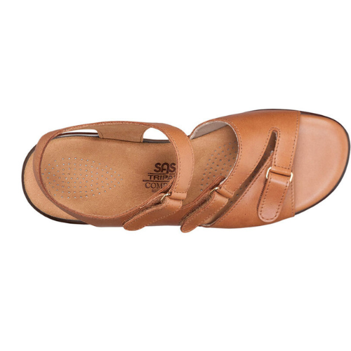 Simone  Caramel Wedge Sandal