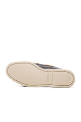 A/O 1 EYE NAVY BOAT SHOE | Sperry Mens 1-Eye Leather Boat Shoes in Navy-Made in USA
