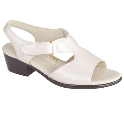 Suntimer Heel Strap White Sandal