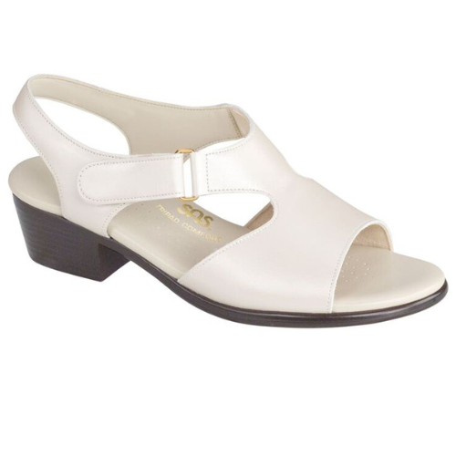 Suntimer Heel Strap White Sandal