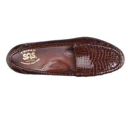 Simplify Slip On Brown Loafer