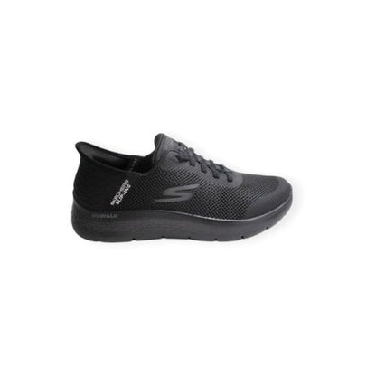 GO WALK FLEX BLACK SNEAKERS