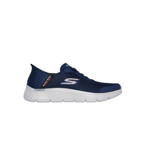 GO WALK FLEX NAVY SNEAKERS